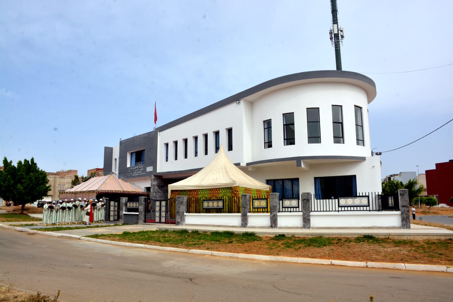 Vue extérieure du centre de l’association Khod Bi Yadi